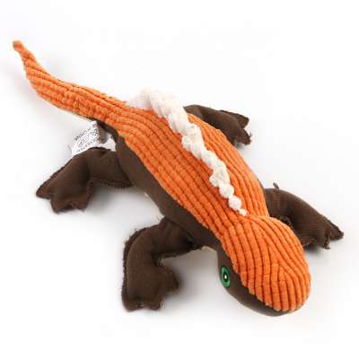 New sounding plush pet toy Gecko shape pet dog interactive toys Animals Cartoon Dog Toys