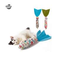 Bite-Resistant Scratch-Resistant Simons Chew Catnip Simulation Cotton And Linen Fish Cat Toy