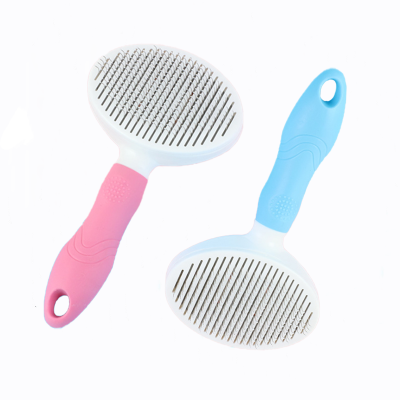 Pet hair removal dog grooming beauty styling cat comb automatic self-cleaning needle comb pet comb dog hair brush