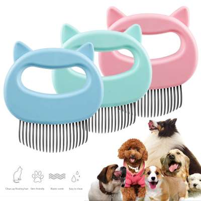 Pet cat comb long hair short hair cleaning up grooming dog combing brush puppies kittens grooming supplies shell comb