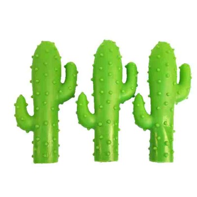 wholesale Squeaky dog toy Screaming cactus pet chew toy Silicone dog toy