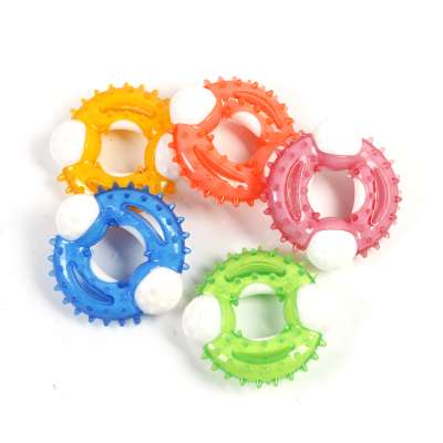 Premium Pet Toy TPR interactive candy color round Dog Pet Toy