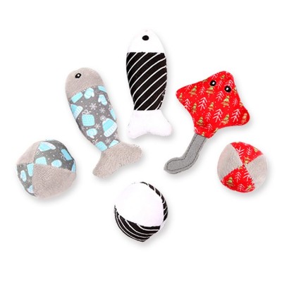 Unique Modeling Pet Cat Toy Set Combination Paper Card Cat Toys Can Be DIY Plush Pet Toys