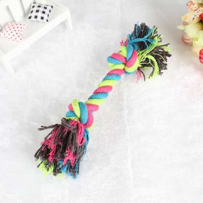 Free Samples Durable Bite Dog Toy Cheap Double Knot Rope Dog Chew Toy Rope Stuffed Dog Toys 2020