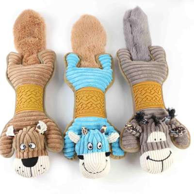 2020 Wholesale Custom monkey  Plush Dog Toy Durable Pet Toys Dog Toys