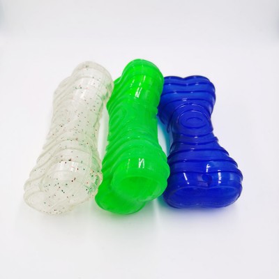 Wholesale Cheap Pet Chew Activity Toys TPR Durable Chew Pet Dog Toy Bone Shaped Cheap pet toys suppliers